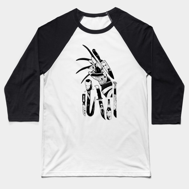 Gang Gang Baseball T-Shirt by P7 illustrations 